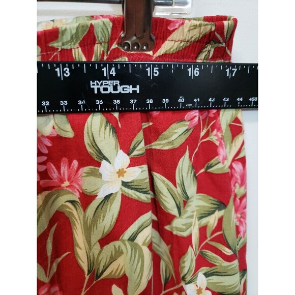 Requirements A-Line Skirt Size 12 Multicolored Floral Elastic Waist Polyester - Picture 3 of 7